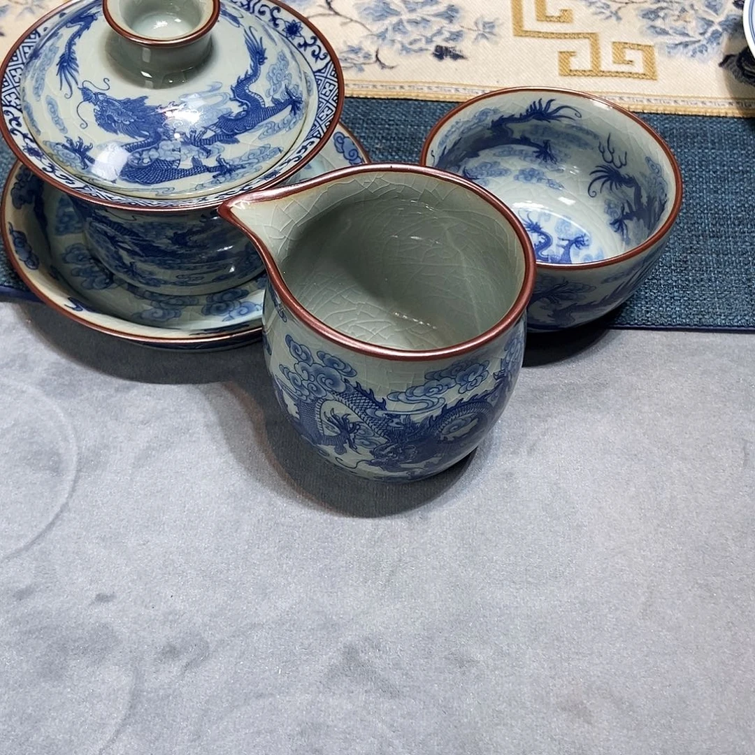 陶简装家用陶瓷茶具