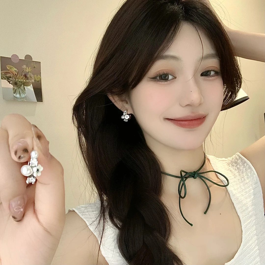 FULL GIRLISH耳环01446时尚百搭小花耳饰耳钉