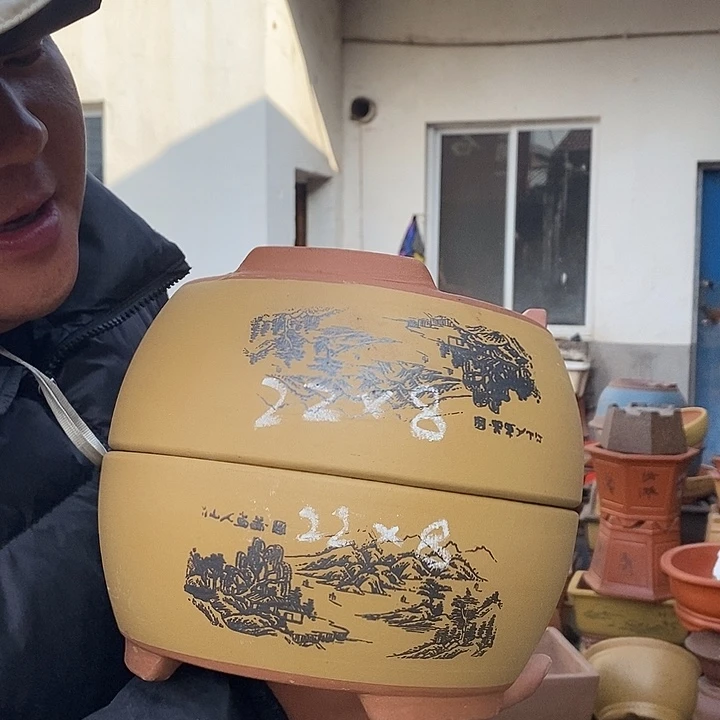 紫砂花盆宜兴紫砂