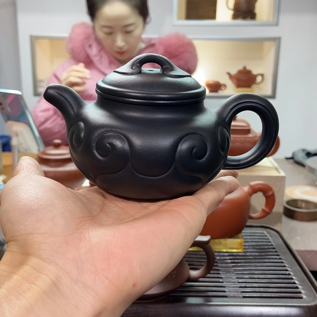 茶壶紫砂捂灰如意260cc