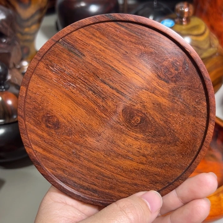 舍***得红酸枝木 酸枝盘子一个