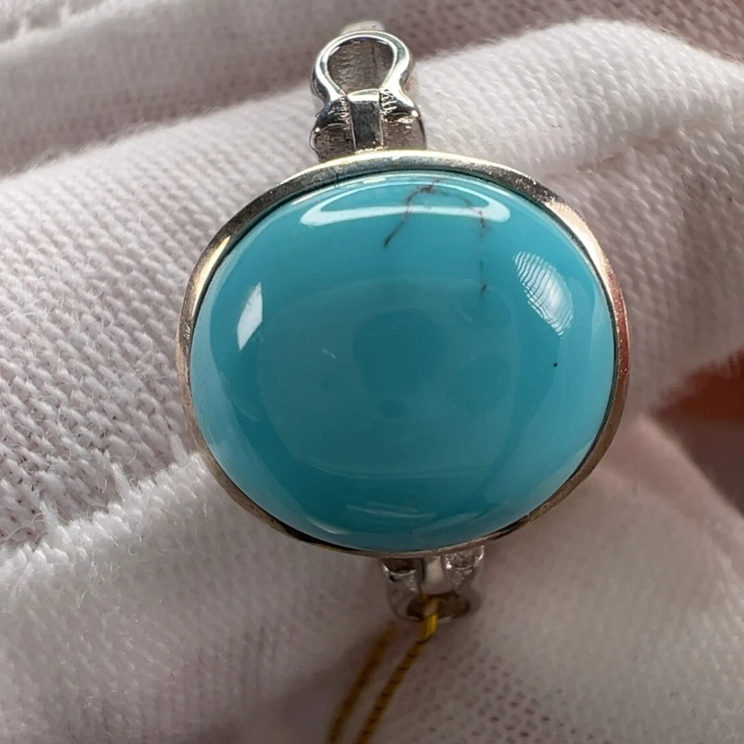 银S925镶嵌绿松石配饰