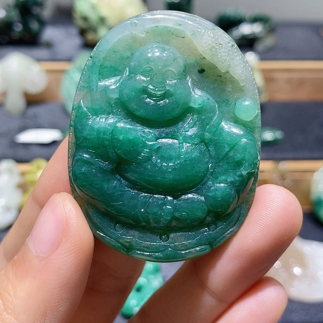 独山玉未镶嵌吊坠