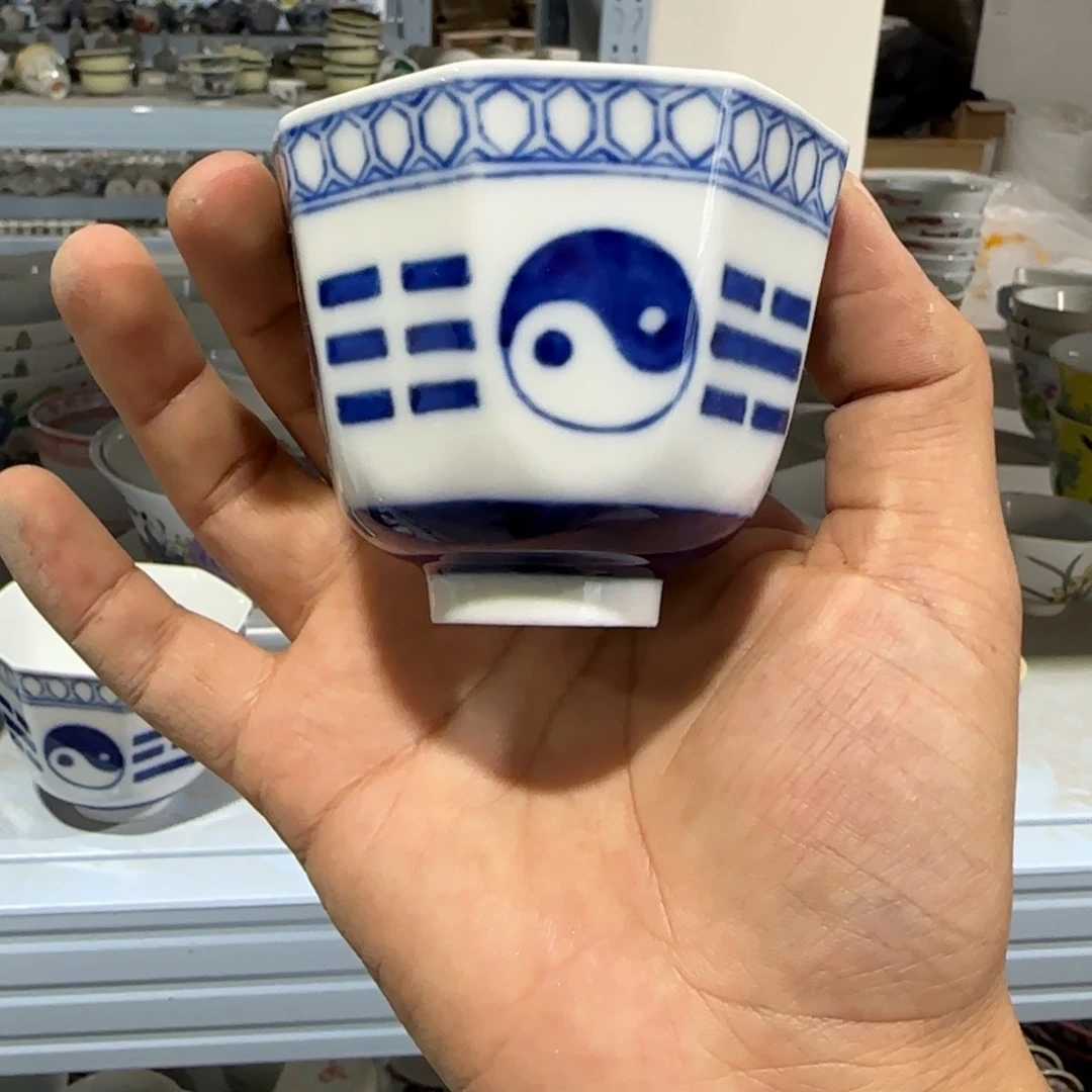 瓷片摆件手绘瓷器便宜处理