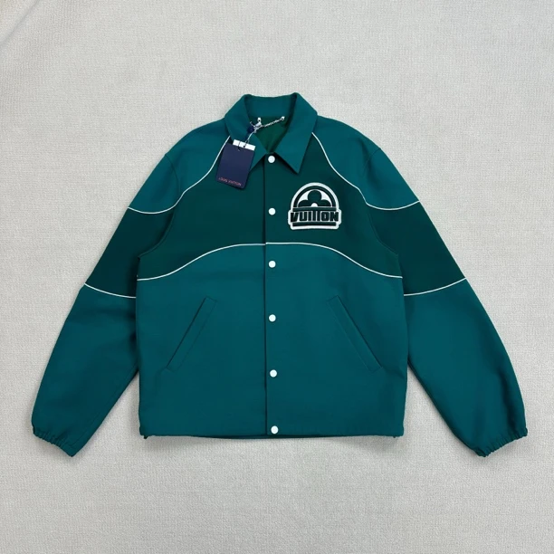 全新未使用 LouisVuitton/路易威登 三花刺绣夹克/48码/WL0672