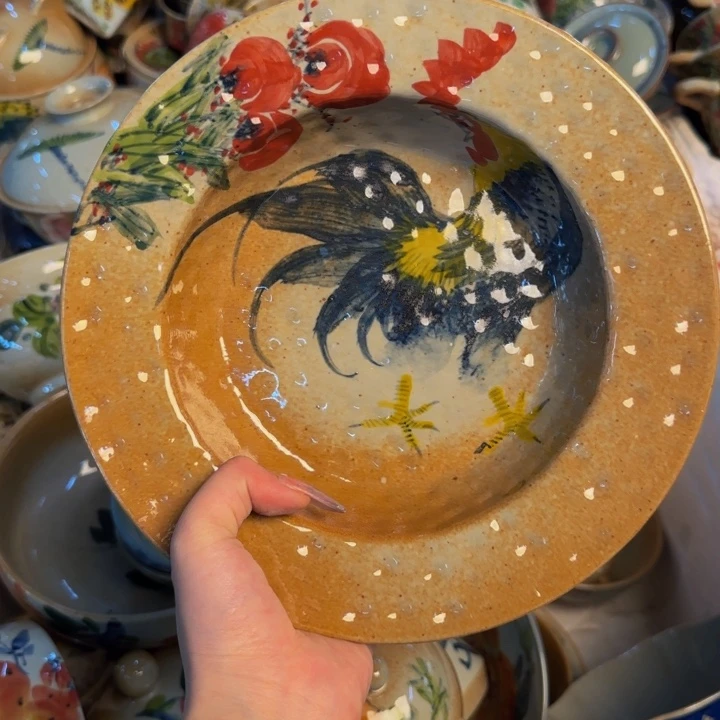瓷片景德镇陶瓷手工手绘