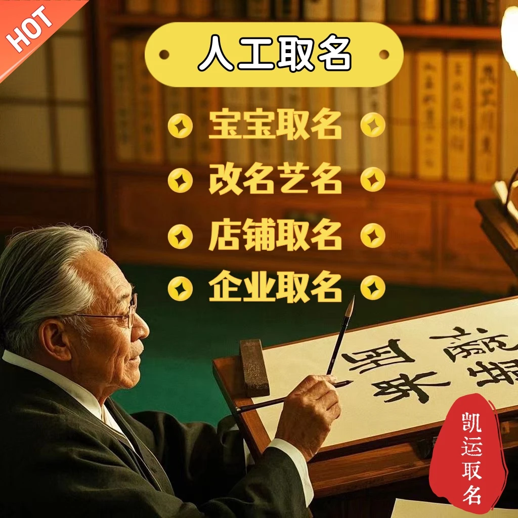 宝宝名字大师真人工定制起名新生儿取名字成人2025改名宝宝起名