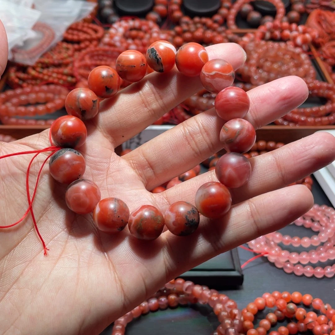 南红玛瑙手链未镶嵌