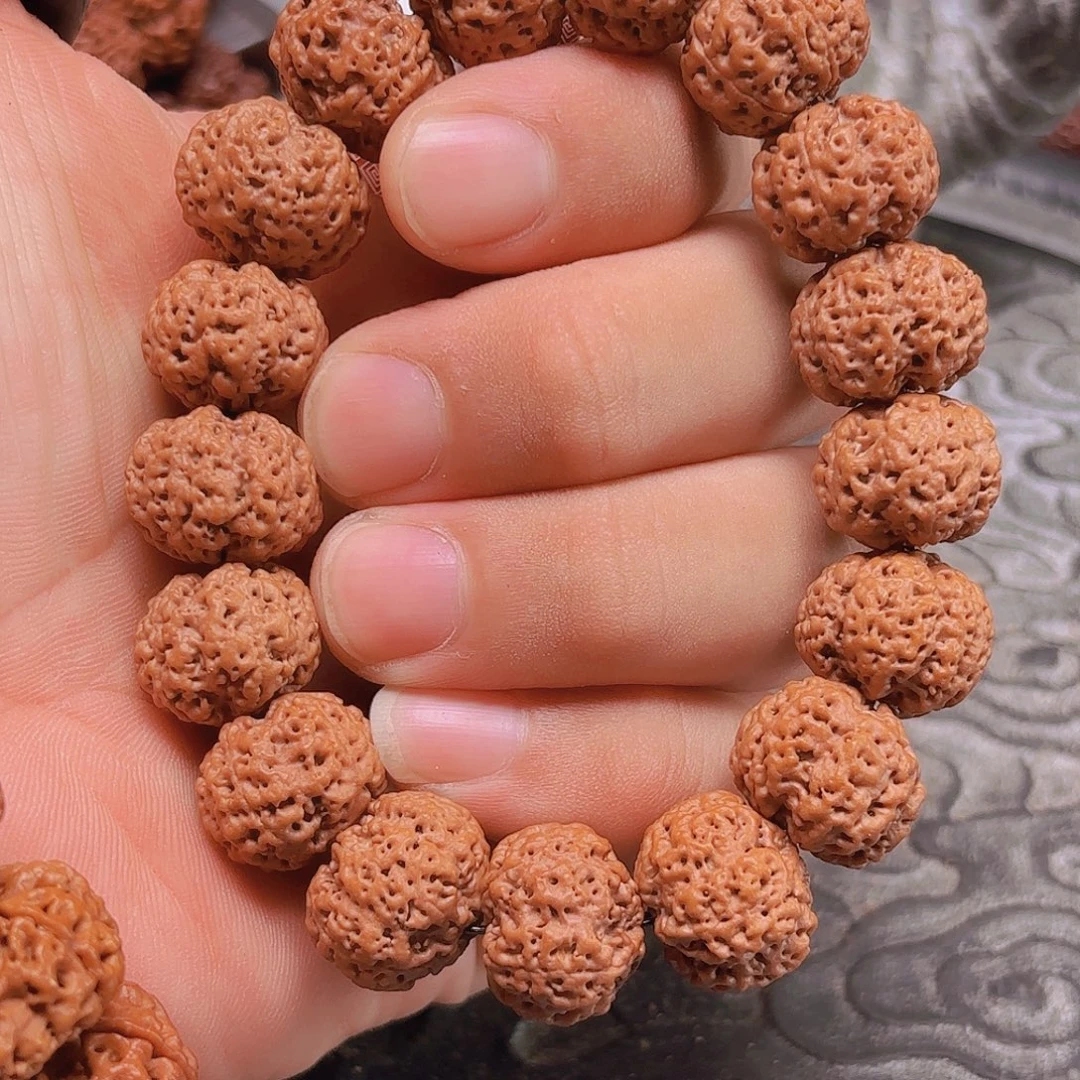 9***7金刚菩提手串L302/18mm 经典五星蜂王