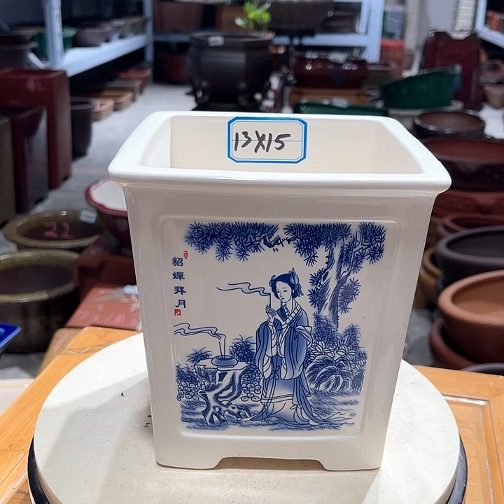 相***签紫砂花盆紫砂花盆