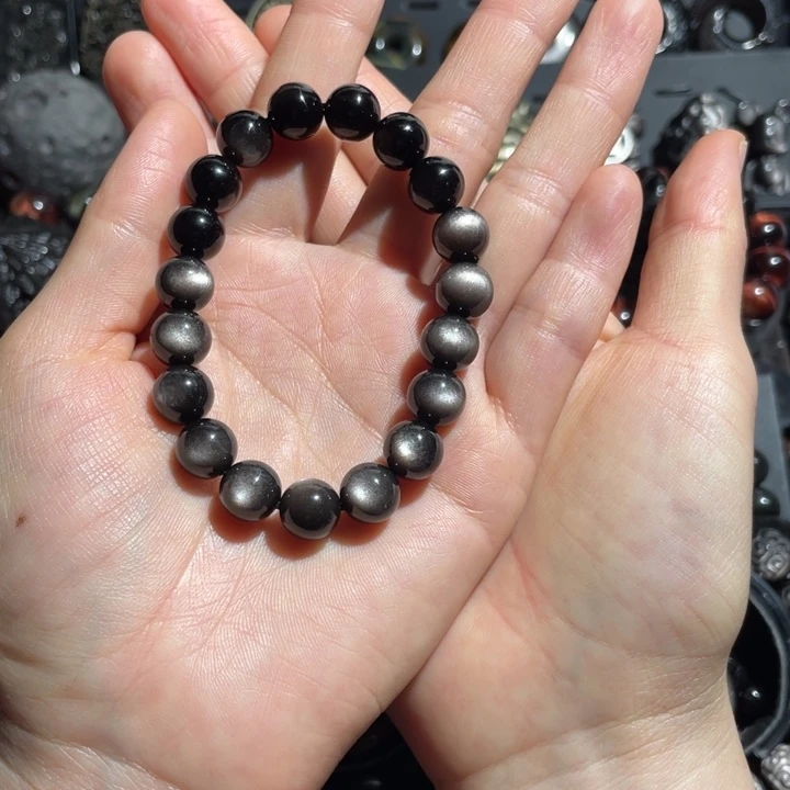 Z****黑曜岩未镶嵌手串