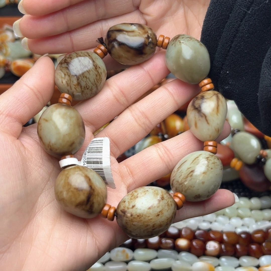 和田玉手链未镶嵌_