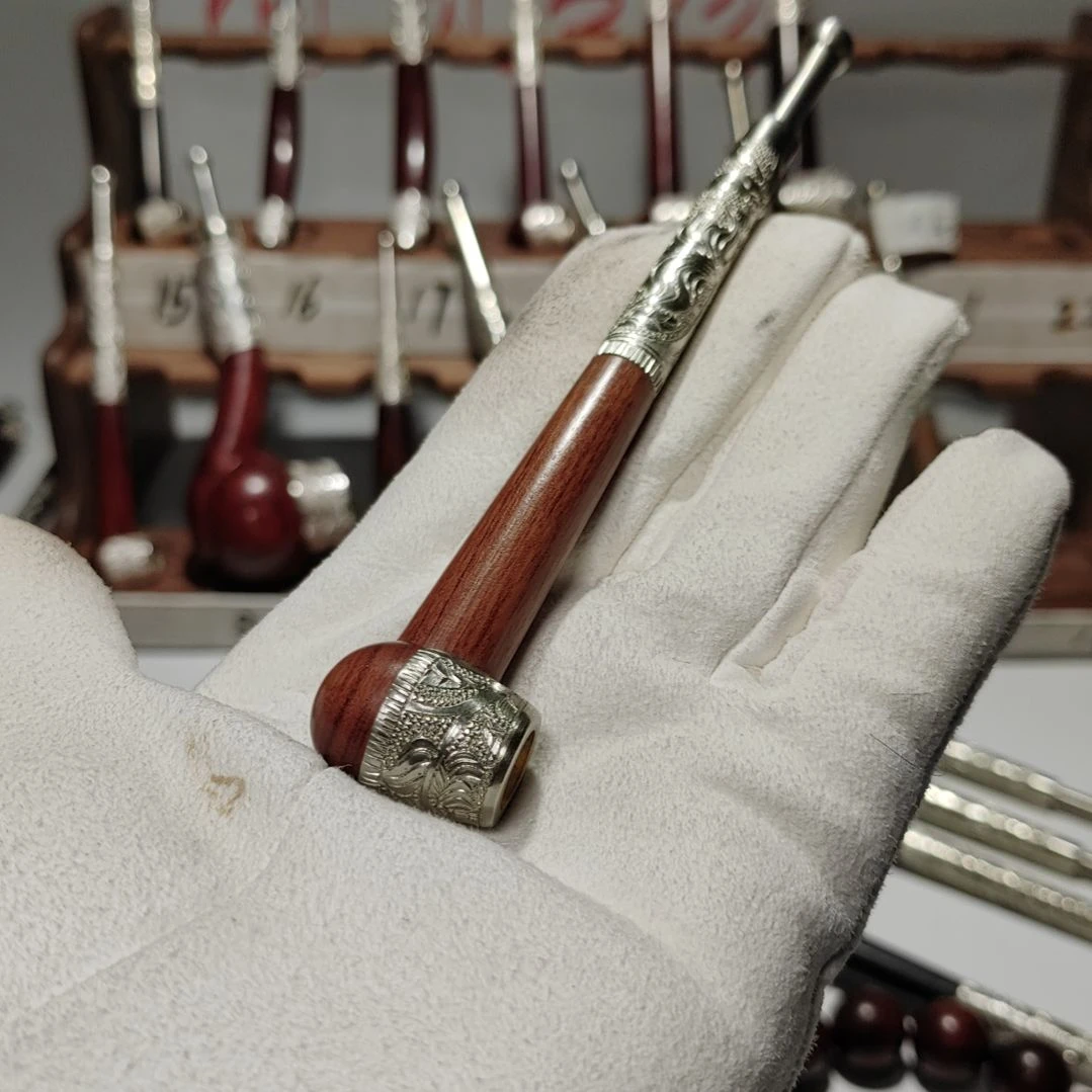 火***哥27号沙漠铁贵州烟杆烟斗猫耳斗精品手把件民间手工艺传承