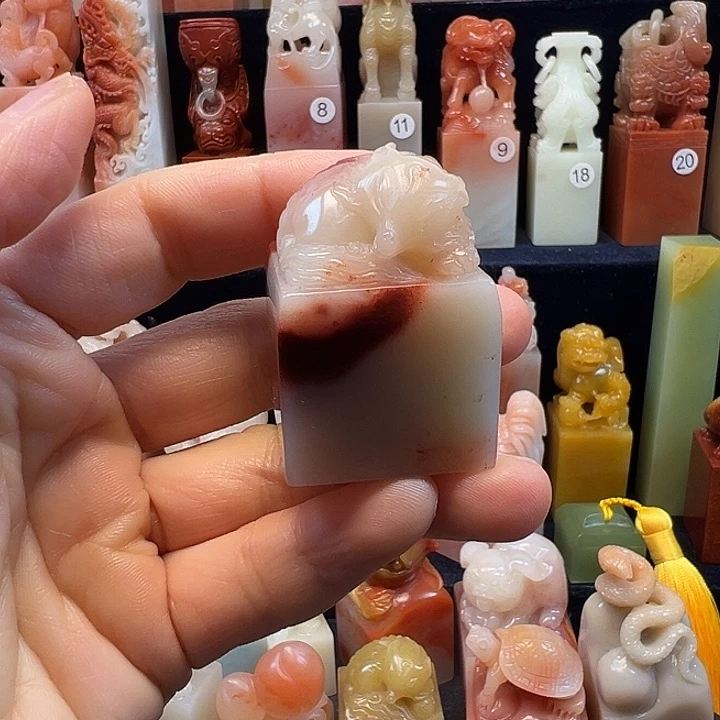 寿山石印石寿山石手工雕刻