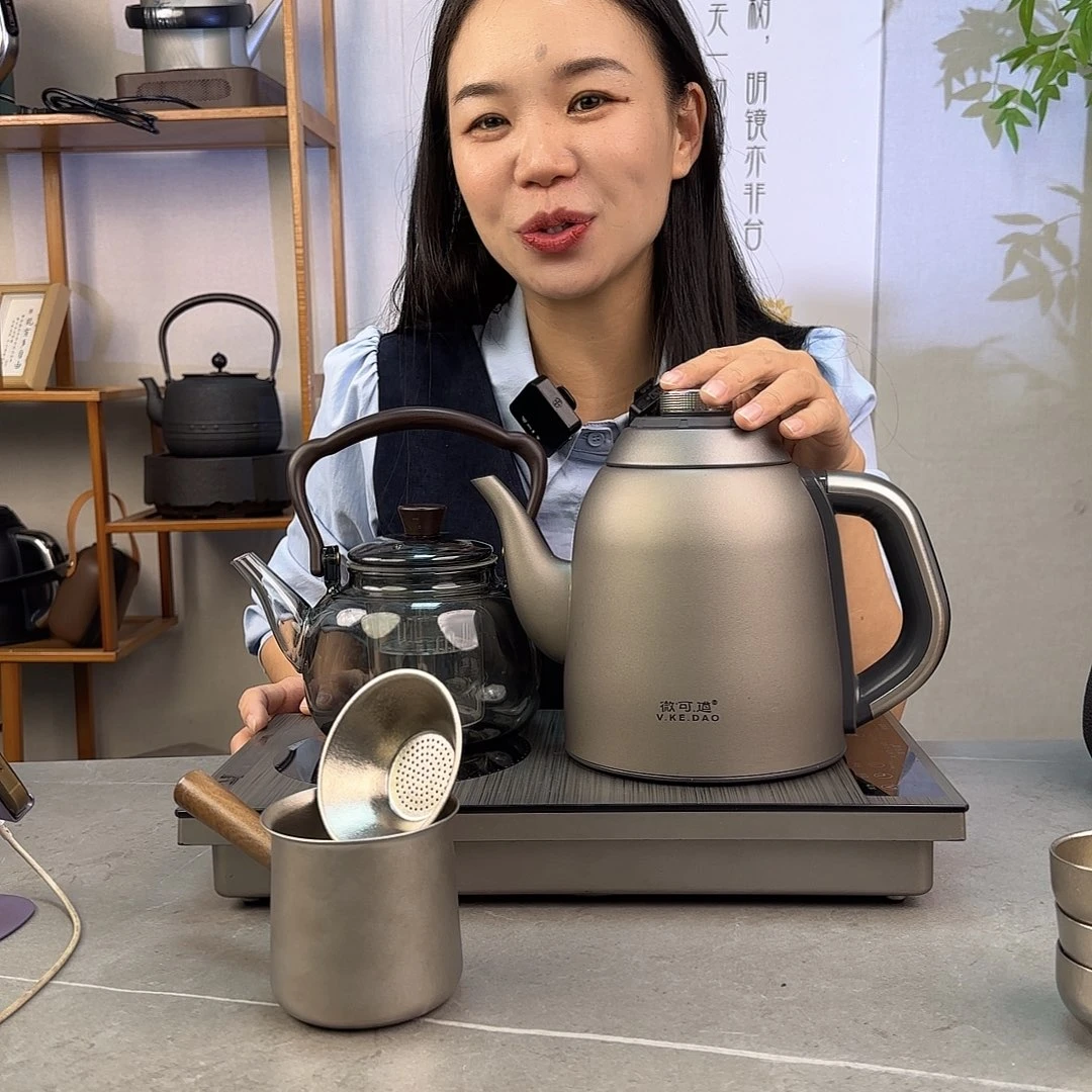 行***义微可道纯钛煮茶器