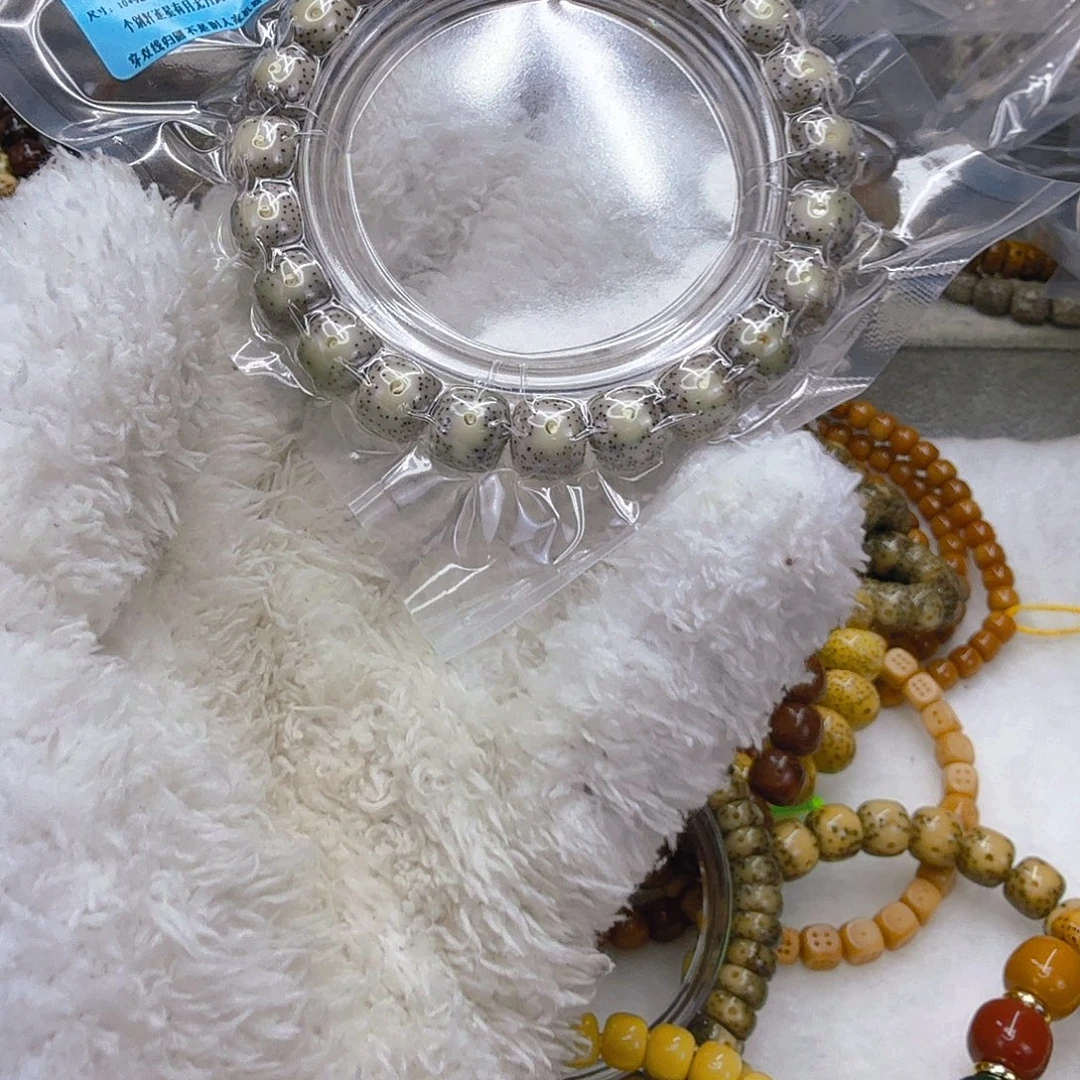 星月菩提手串4高端卡姿兰大眼睛星月菩提单圈10×9桶