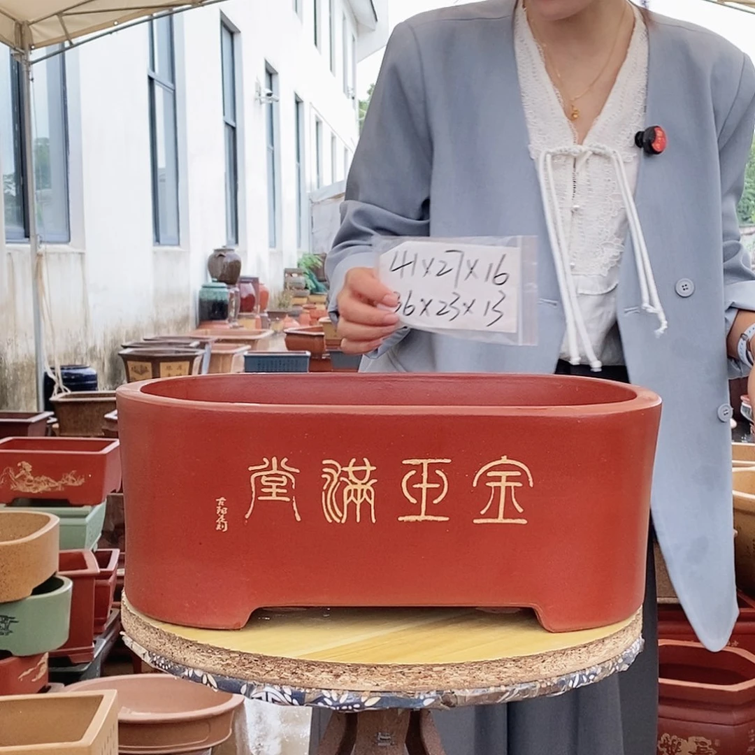 紫砂花盆紫砂花盆