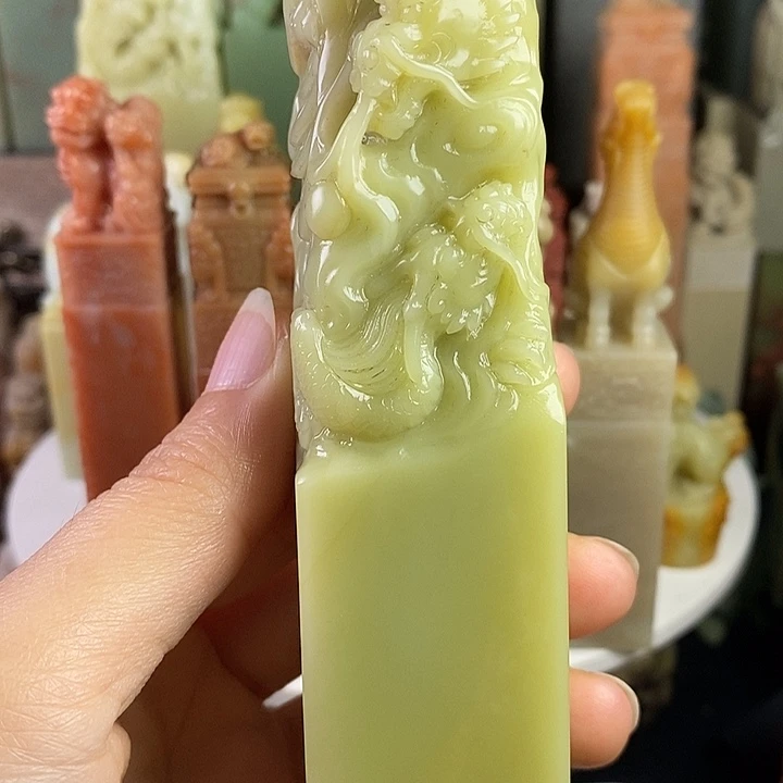 立***学青田石青田石印章