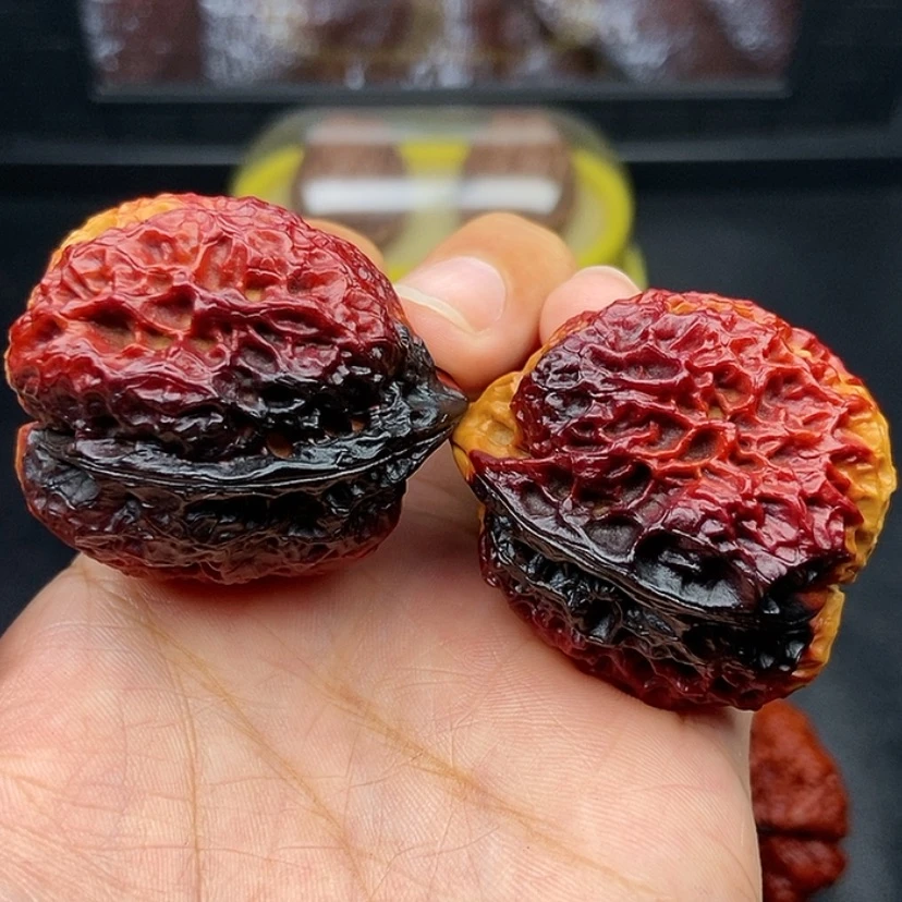 【闪购商品】文玩核桃把件39尺领头羊蟾