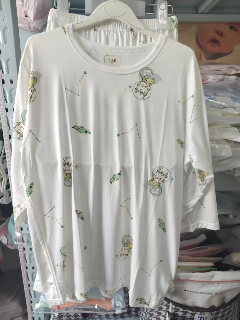 【粉丝扣号专用】无骨儿童七分空调服