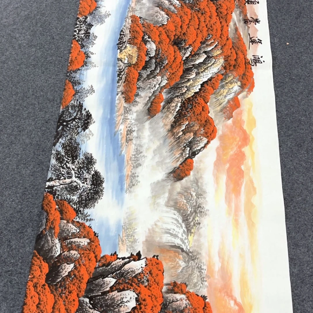 国画国画作品老师手绘