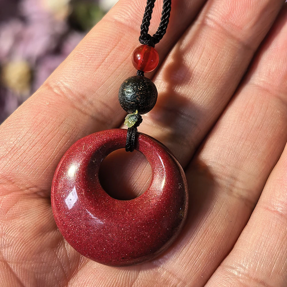 非金属布艺项链 250306 平安扣项链