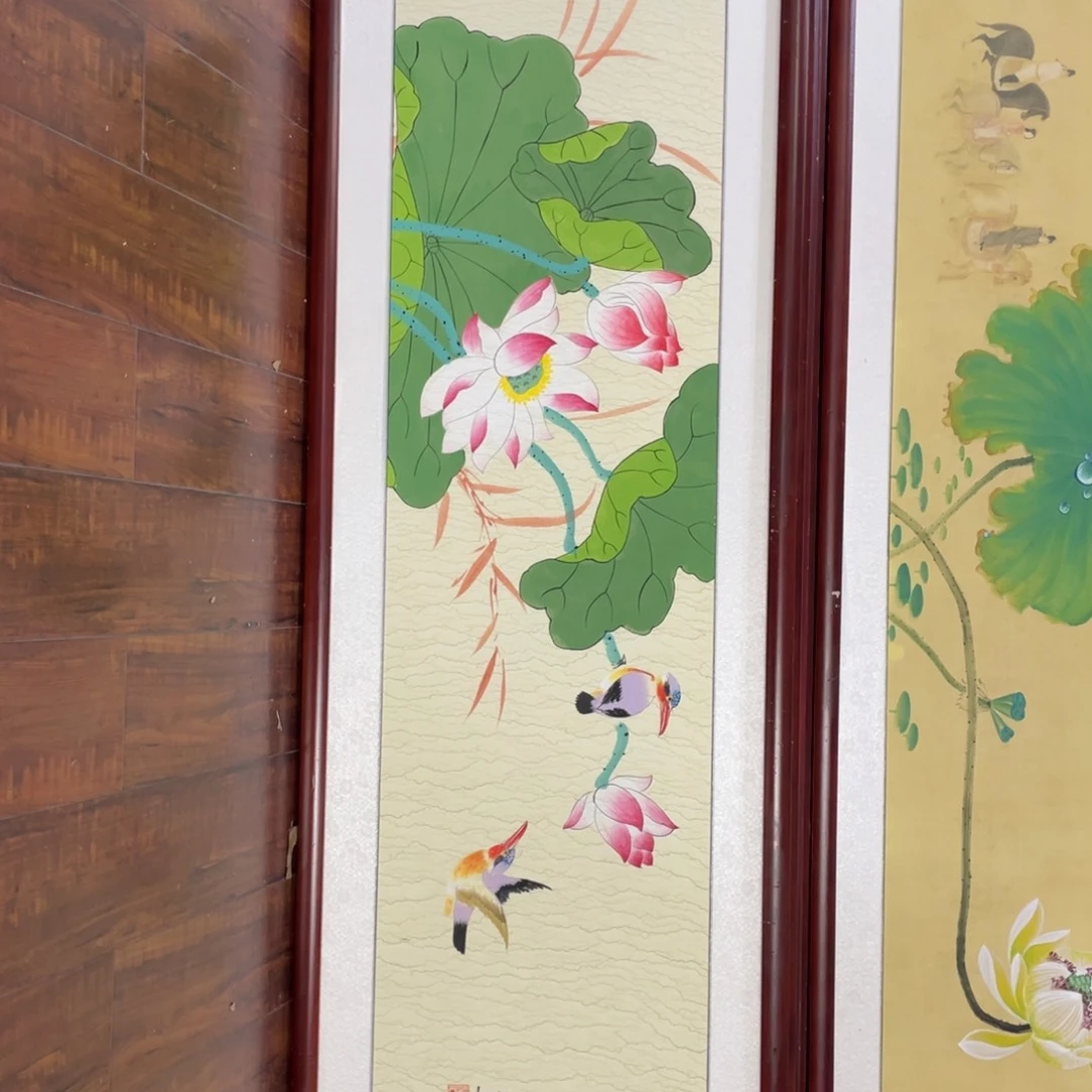 国画带框尺寸48*163厘米