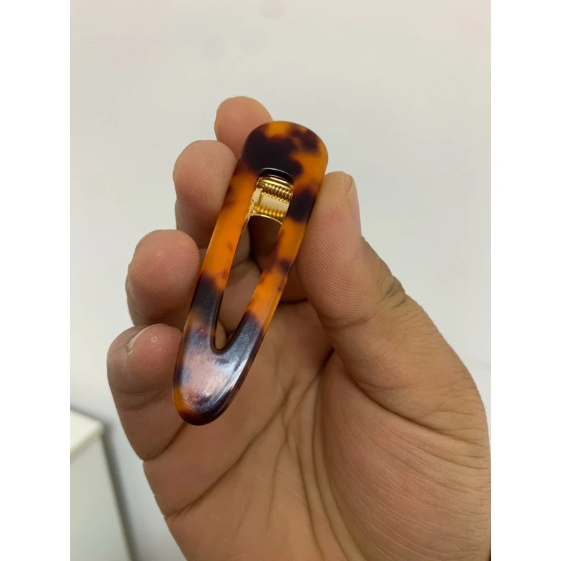 小号女士福利一字卡玳瑁色发卡发夹
