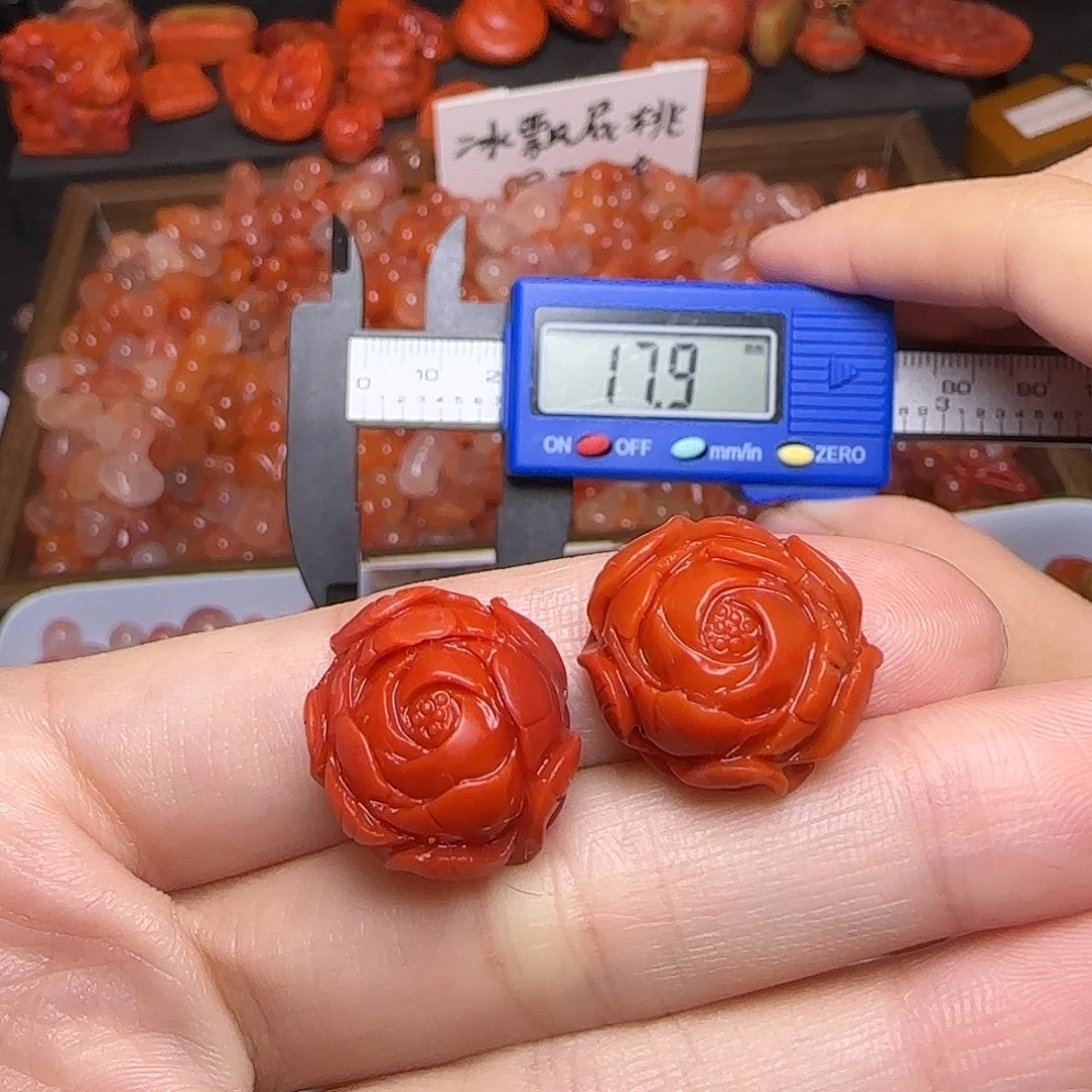 红***石南红玛瑙未镶嵌颈饰