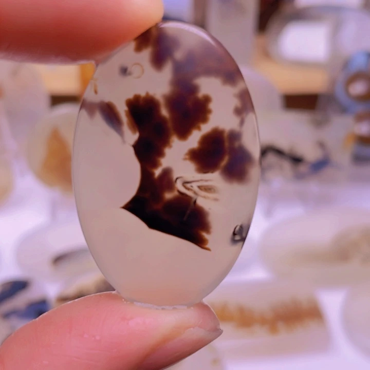 玛瑙/玉髓未镶嵌吊坠(不含链)