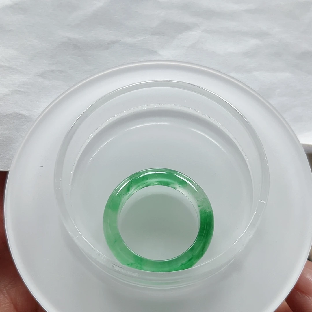 风***凉石英质玉未镶嵌手串戒圈21.5