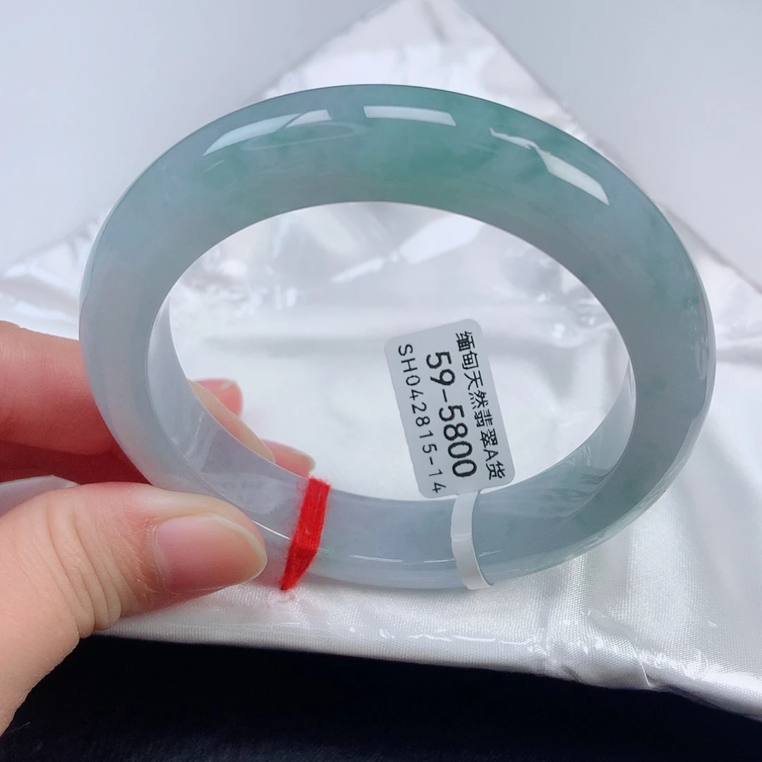 未镶嵌手镯翡翠59正圈