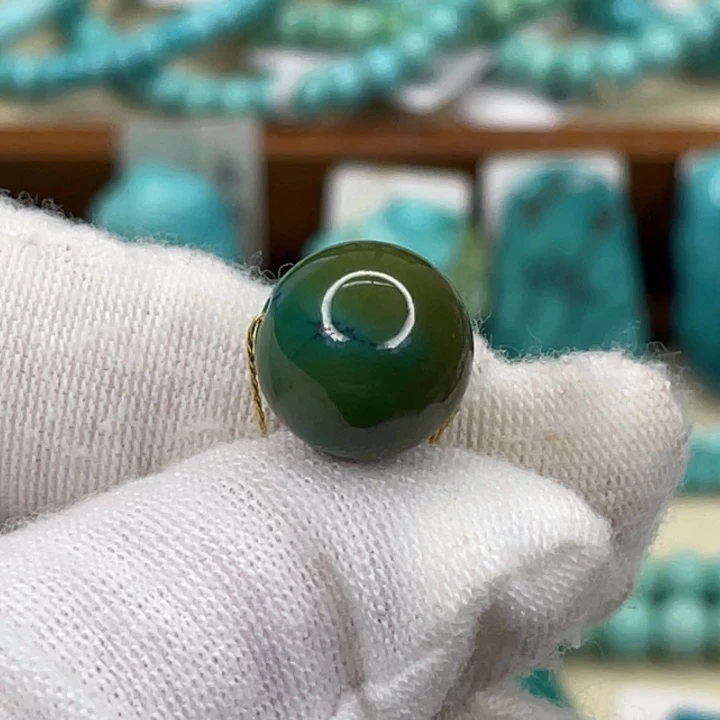 未镶嵌绿松石挂件烧***人