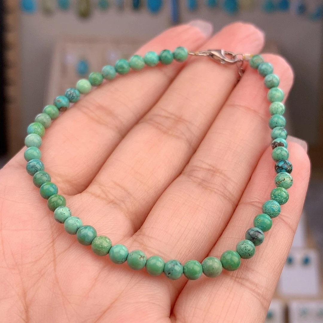 未镶嵌绿松石手链绿松石手链