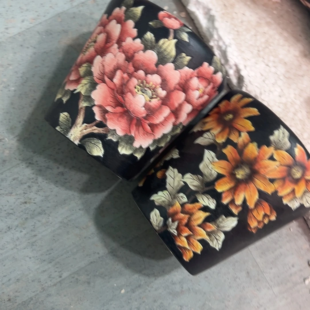 美***）天工造物手绘花盆352