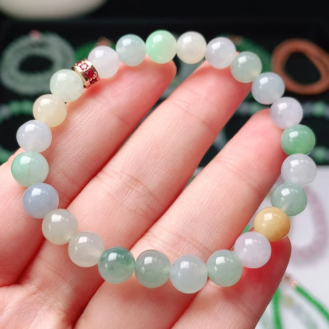未镶嵌手链翡翠翡翠