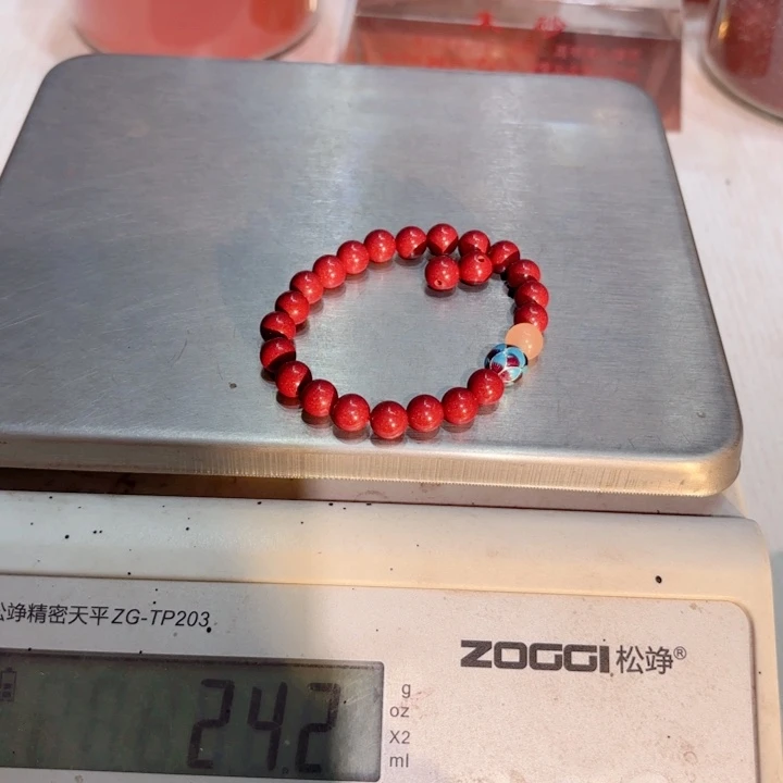 天然辰砂朱砂手串