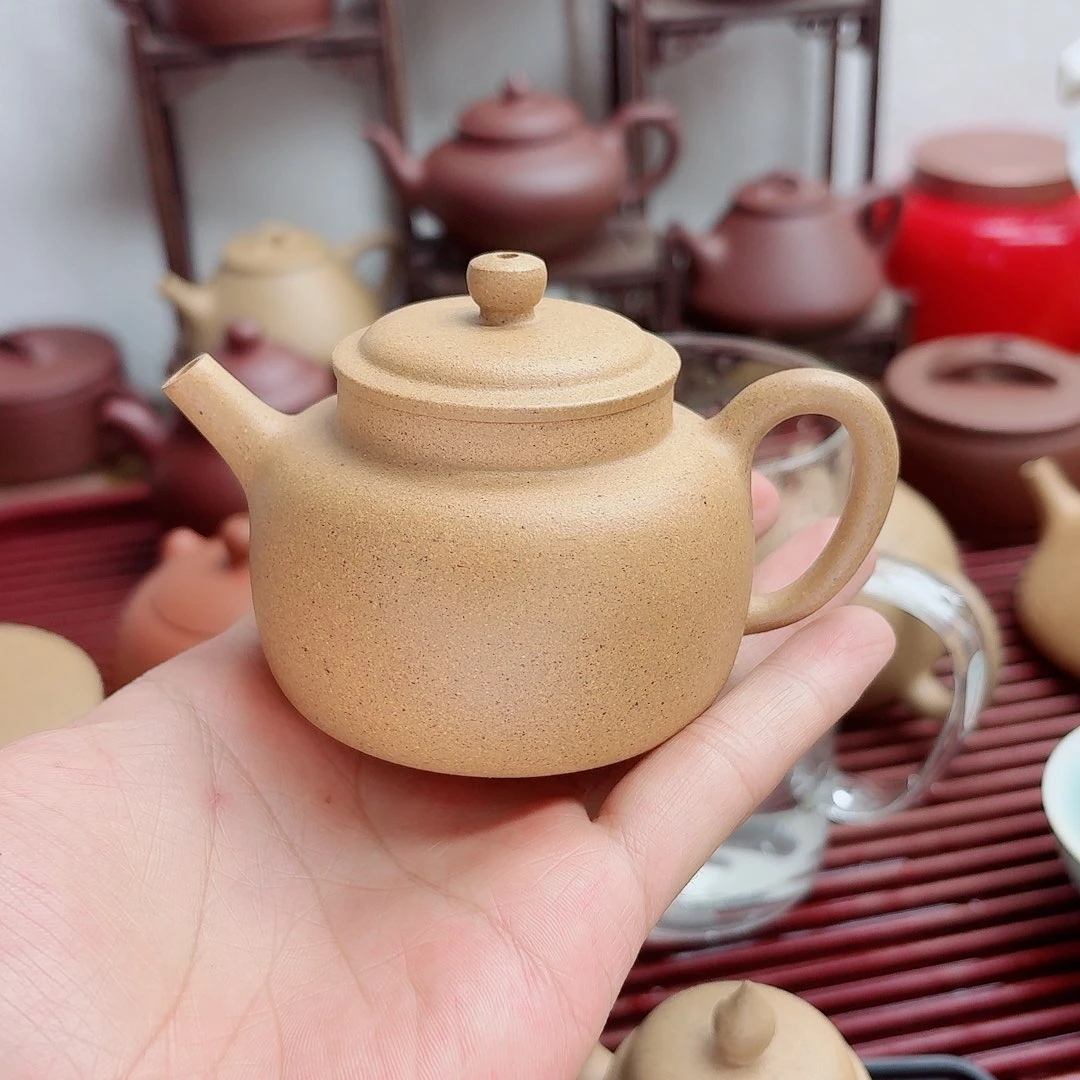 茶壶紫砂150cc 黄金段泥小德忠壶