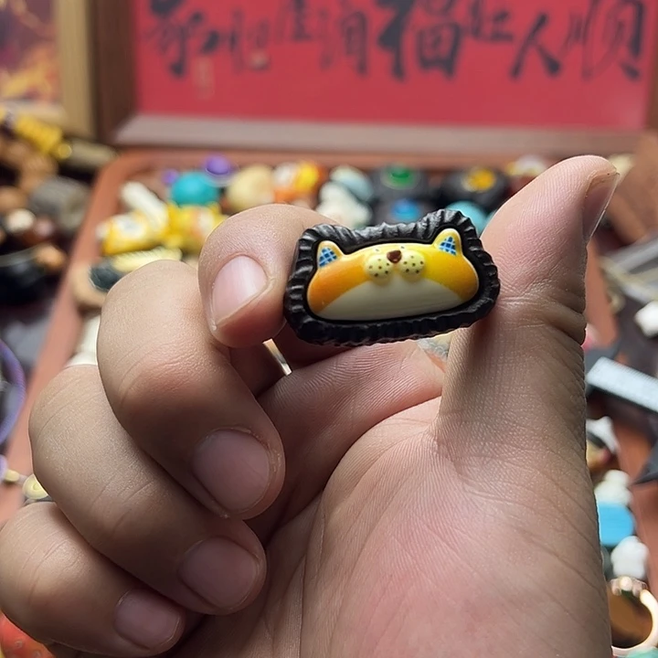 非金属黑檀木狐狸