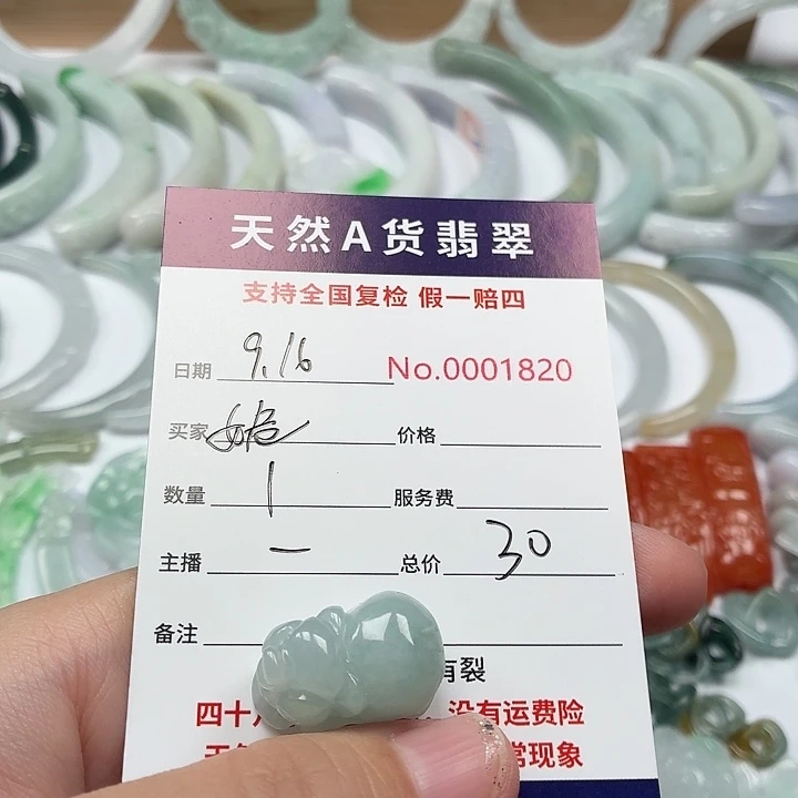 姽***鸢颈饰未镶嵌翡翠111