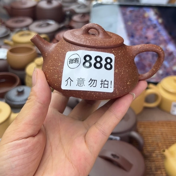 茶壶紫砂降坡泥半手130