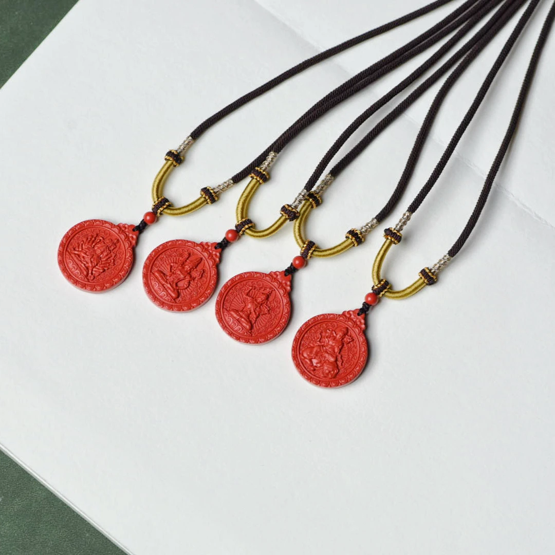 含辰砂工艺品C060 红砂十二生肖守护