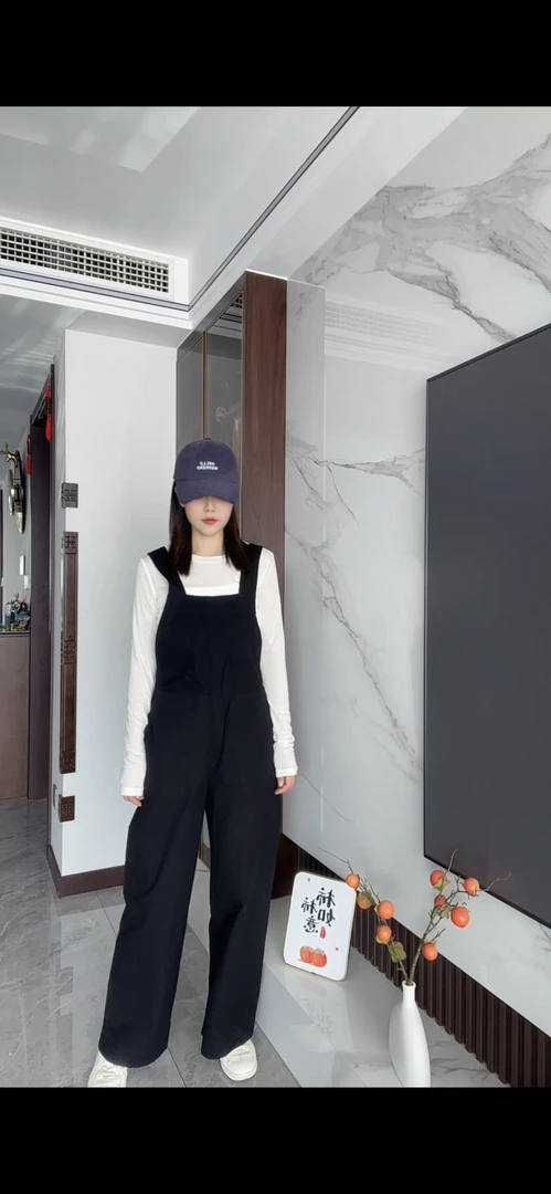 日系背带裤 特定面料 舒适减龄