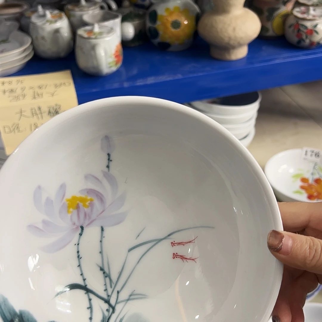 瓷片景德镇陶瓷手工手绘制作