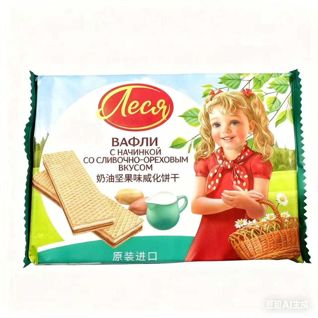 欧蕾莎巧克力味威化饼干4包