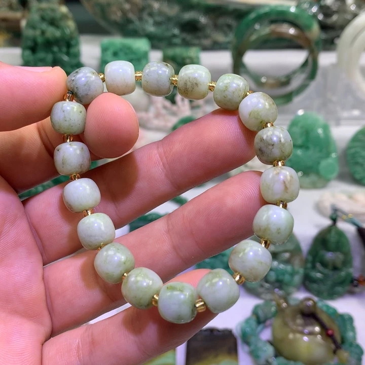 独山玉未镶嵌手链