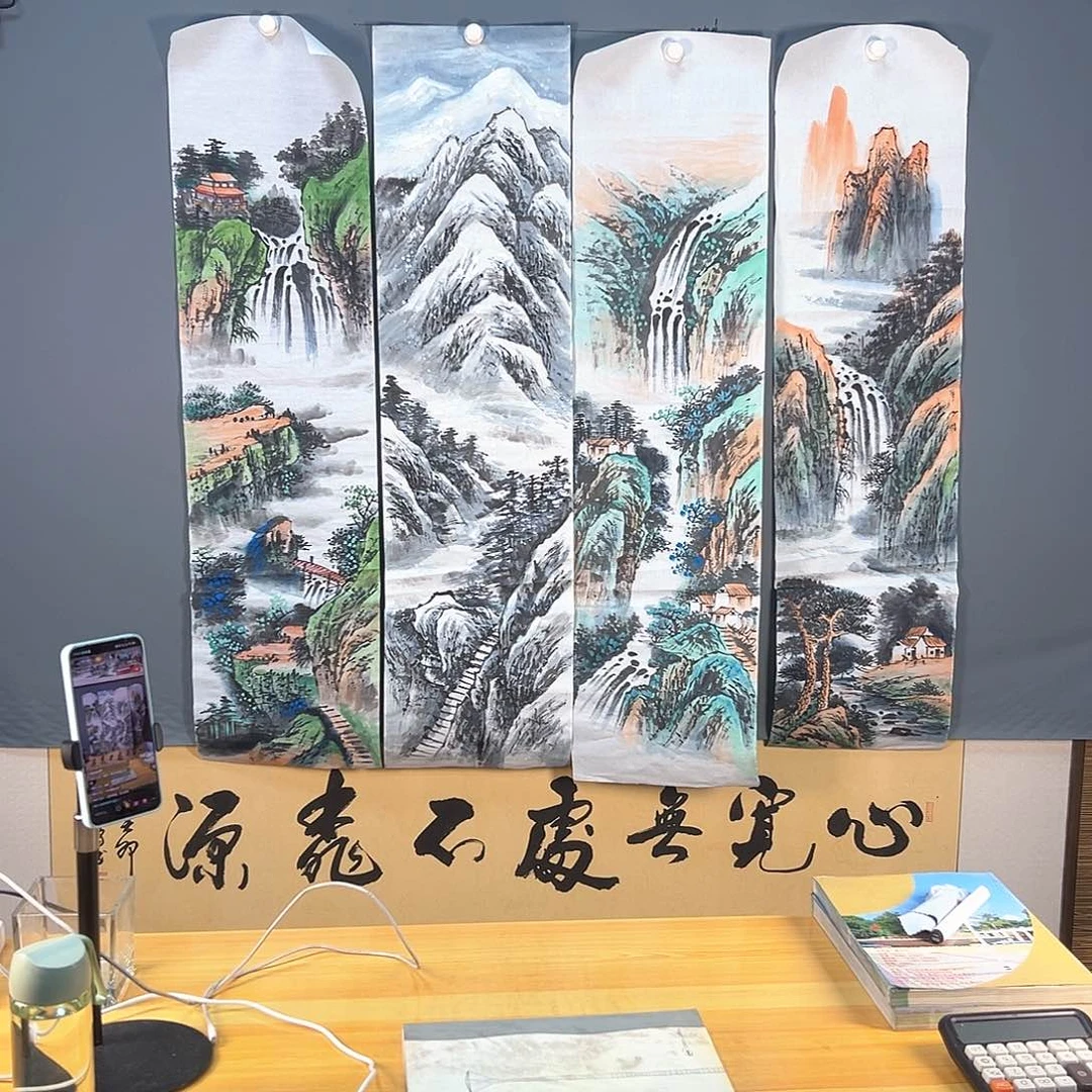 国画426 牡丹一如您飘逸一派