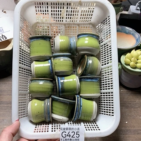 紫砂花盆425微瑕品口径3到4左右