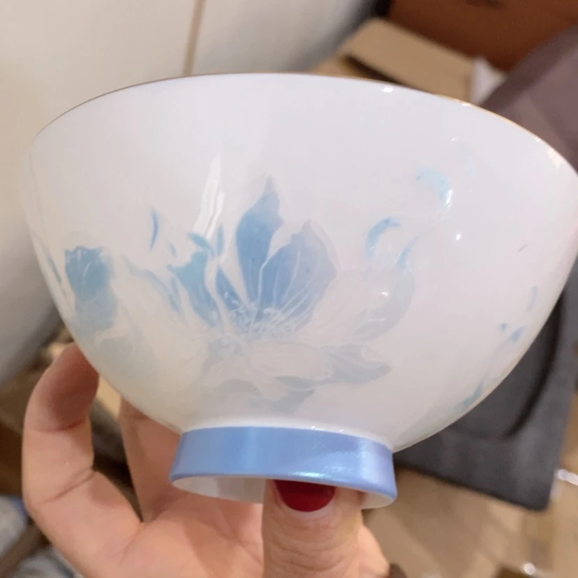 【闪购商品】钛合金玉兰6个4.5寸米饭碗