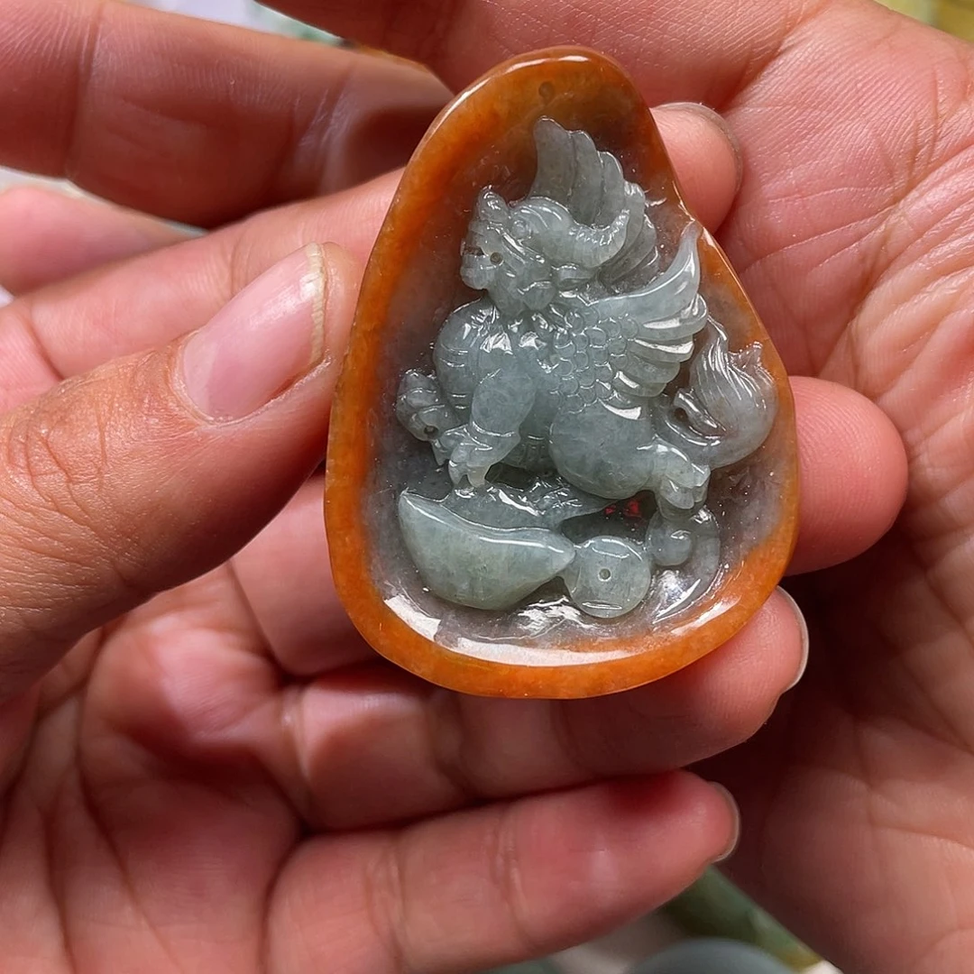 颈饰未镶嵌翡翠翡玉缘翡翠